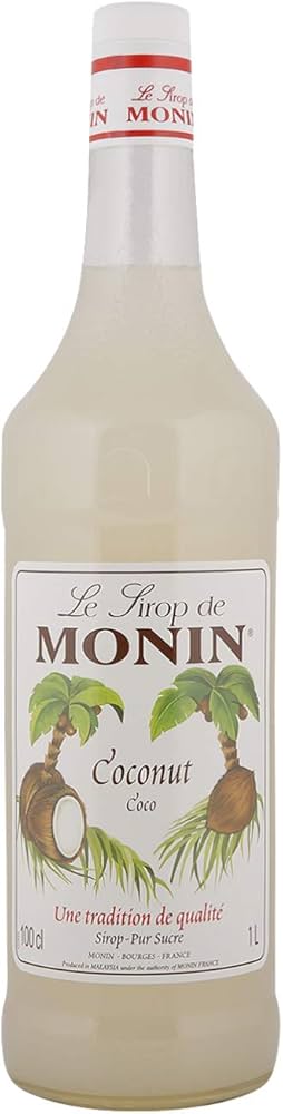 MONIN SYRUP COCONUT 6 X 1 L